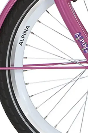 Alpina spatbordstang set 22 GP candy pink Voordeelprijs