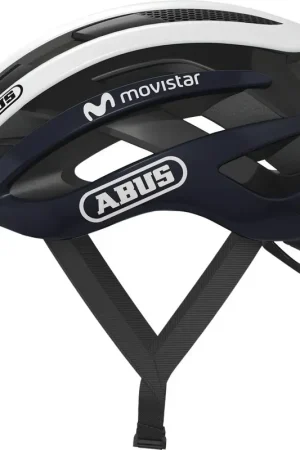Express Levering Abus Fietshelm AirBreaker Movistar Team 2020