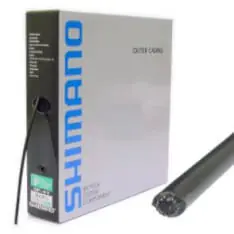 Nieuw Shimano schakel buitenkabel SIS SP 50m 4mm zwart