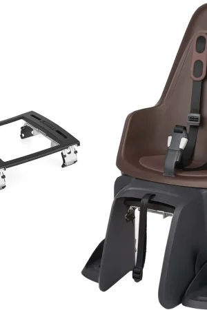 Flitsaanbieding Bobike achterzitje One Maxi drager bev. coffee brown