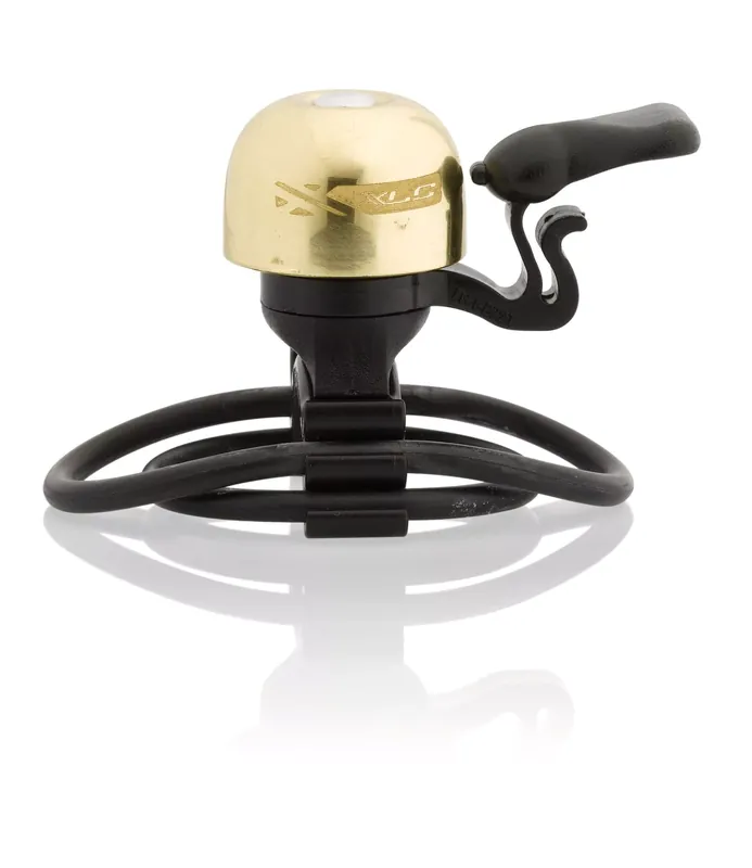 XLC minifietsbel DD-M10, Messing Universele lusbevestiging Gecertificeerd