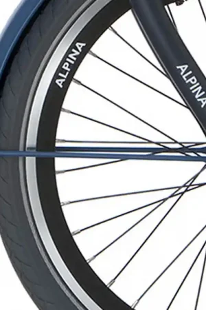 Aanbieding Alpina spatbordstang set 18 GP marine matt