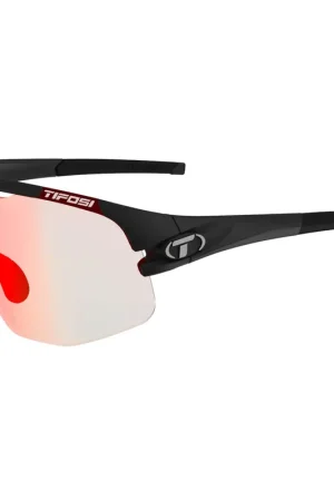 Tifosi bril Sledge Lite mat zwart clarion red fototec (M/XL) Goedkoop