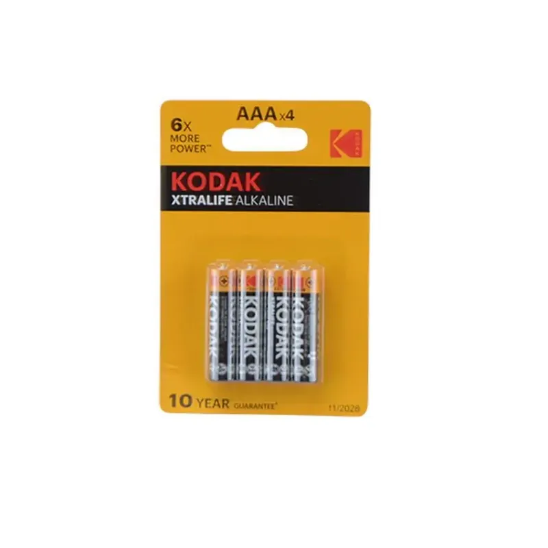 Kodak Batterijen Lr03 AAA Xtralife Alkaline (x4) Lage Kosten