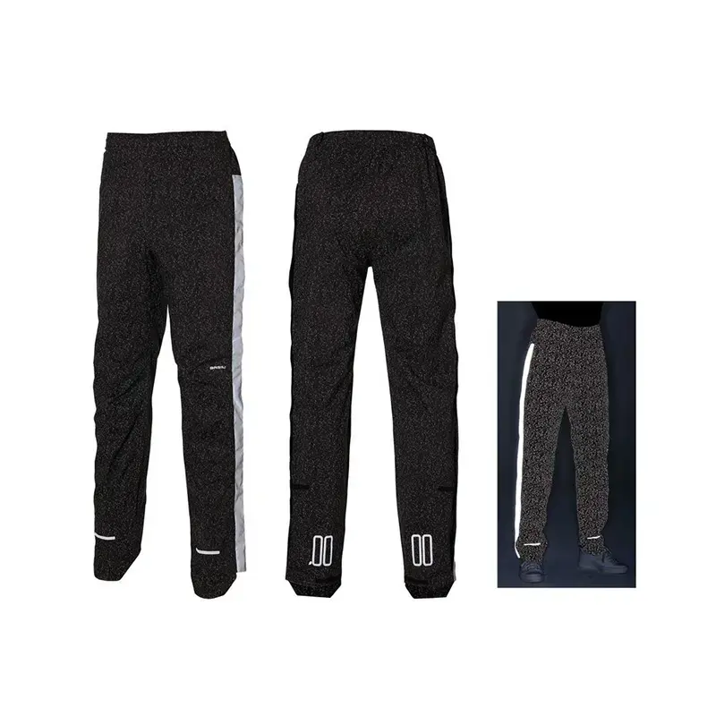 Basil Waterdichte fietsbroek met reflecterend materiaal Skane Hivis Bluesign Goedkoop