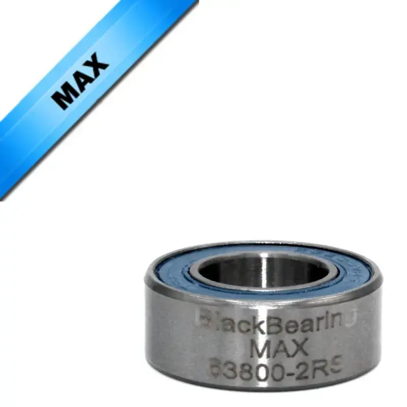 Black Bearing Lager max MAX - 63800-2RS - 10 x 19 x 7 mm Weekendaanbieding
