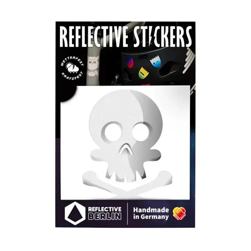Koopje Reflective Berlin Reflecterende stickers Tête de mort
