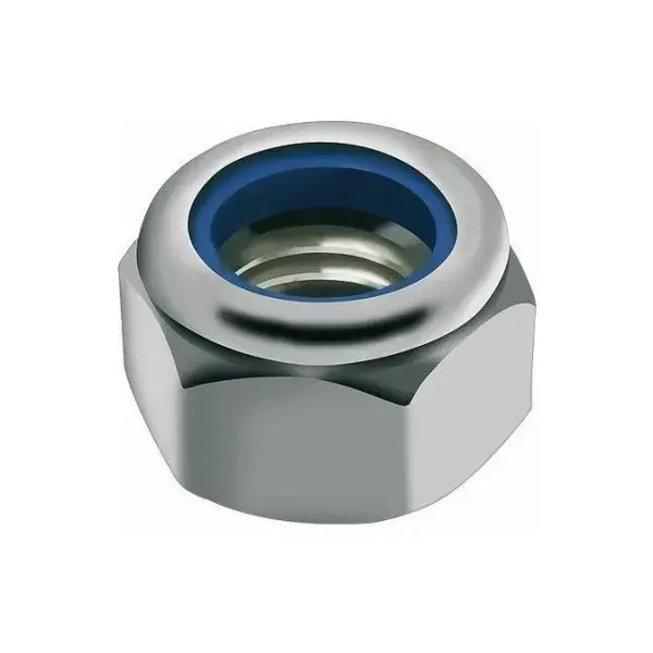 Black Bearing roestvrijstalen moeren M6 Nylstop (x25) Direct Verzonden