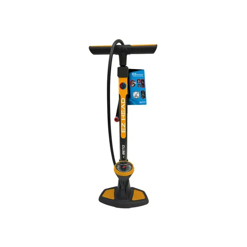 Beto Voetpomp met manometer /EZ-Head Weekendaanbieding