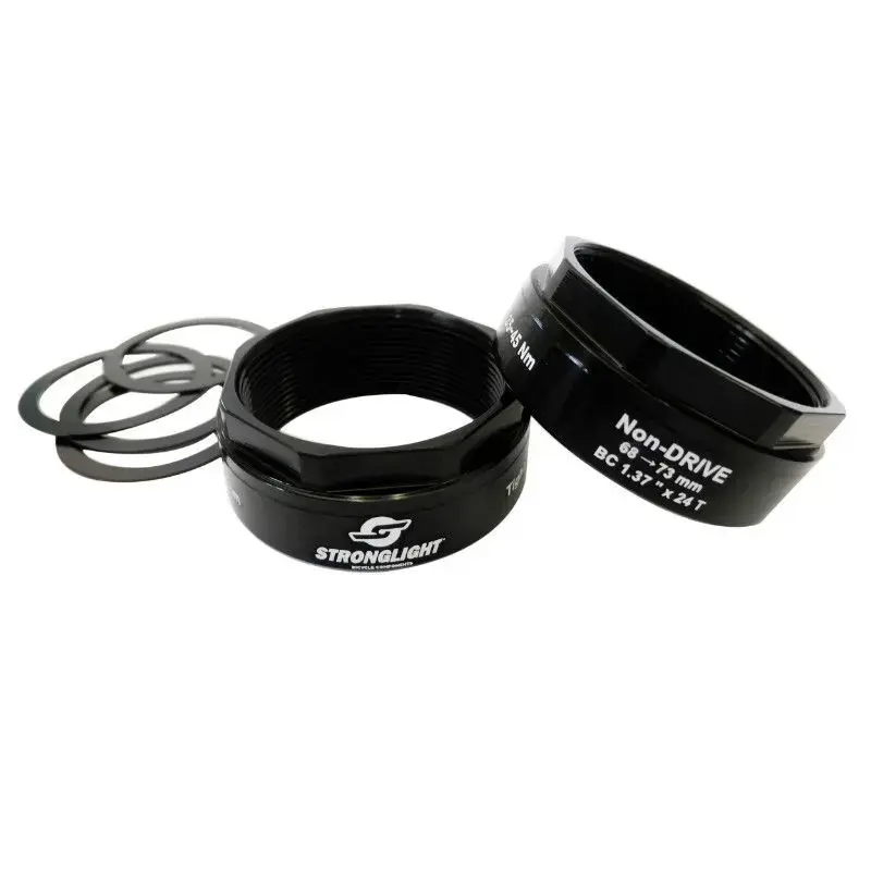 Stronglight Geïntegreerde naafcupadapter voor het wisselen van bb30 (42 mm) naar schroefdraad. BSC/1,37 x 24 Weekendaanbieding