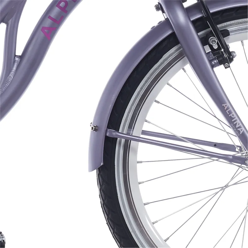Alpina spatbord set + stang 20 Ocean hazy lavender matt Speciale Aanbieding