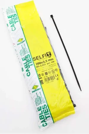 zak kabelbinder zw 200mmx3,5mm(100) Superprijs