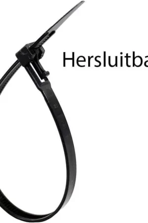 Gecertificeerd zak kabelbinder open/sluitb 250×7.5
