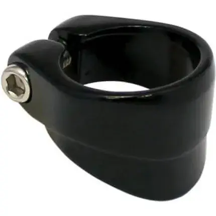 MARWI Union zadelpenklem 34.9mm kraag zwart Op = Op