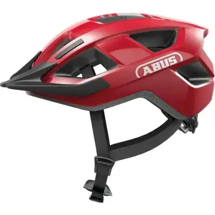 ABUS Abus helm Aduro 3.0 LED blaze red L 58-62cm Laatste Kans