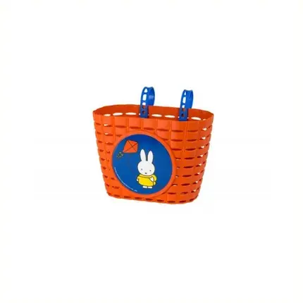 Flitsaanbieding Widek fietsmandje pvc Nijntje oranje