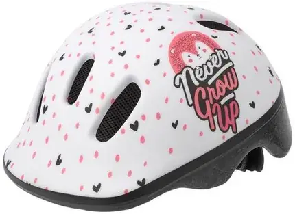 Actieprijs POLISPORT Fietshelm Hoggy XXS 44-48 cm - wit/mat roze