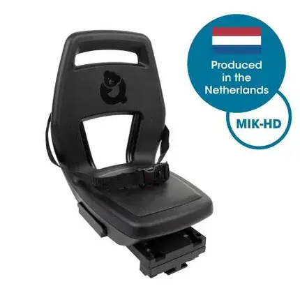 Betaalbaar Qibbel achterzitje Junior 6+ MIK-HD Midnight Black
