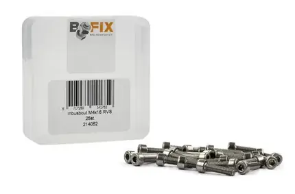 BOFIX doos inbusbout M4x16 RVS (25 stuks) Koopje