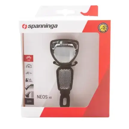SPANNINGA Koplamp Spanninga Neos 40 XE e-bike 6-12 Volt Superprijs