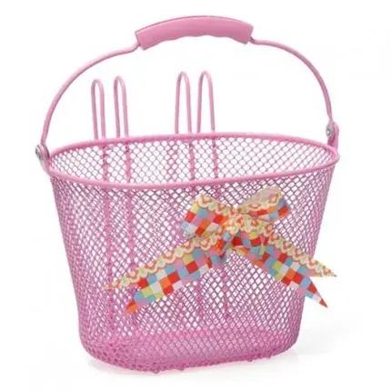NEW LOOXS New Looxs fietsmandje Asti arabella 8L roze 26x17x Goedkoop