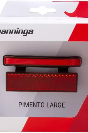 Veilige Betaling Spanninga achterlicht Pimento Large E-bike 6-48v 80mm