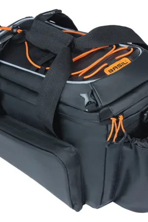 Actieprijs Basil dragertas Miles Tarpaulin XL Pro black orange MIK