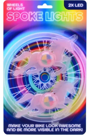 Wheels of light spaak velichting Unicorn 2 stuks op kaart Direct Verzonden