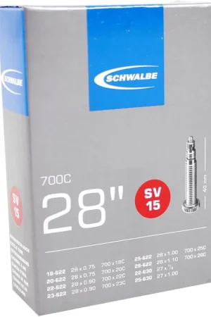 Aanbieding Schwalbe binnenband SV15 28 x 0.75 – 1.10 fv 40mm