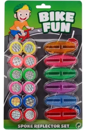 Express Levering Bike Fun spaakreflectoren 18 stuks op kaart