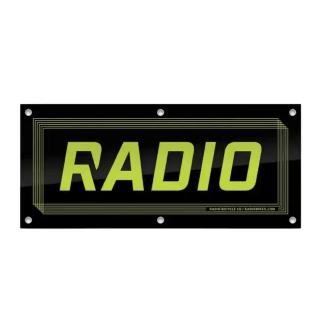 Radio Bike Banner Uitverkoop