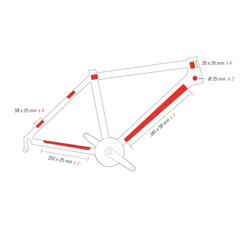 Betrouwbaar Zefal Frame beschermer skin armor m